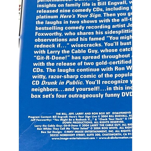 The bill Jeff Larry & Ron box set DVD box set 2004 1991 60+ minutes READ - Picture 4 of 6